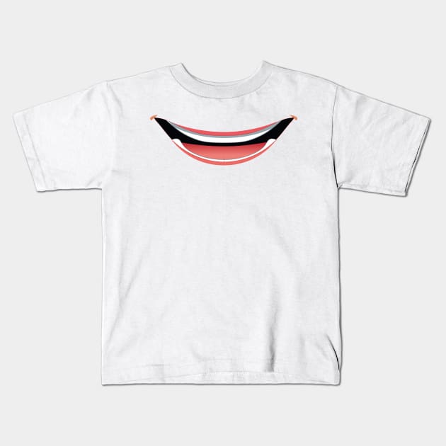 Comic Mouth teeth funny design gift Kids T-Shirt by star trek fanart and more